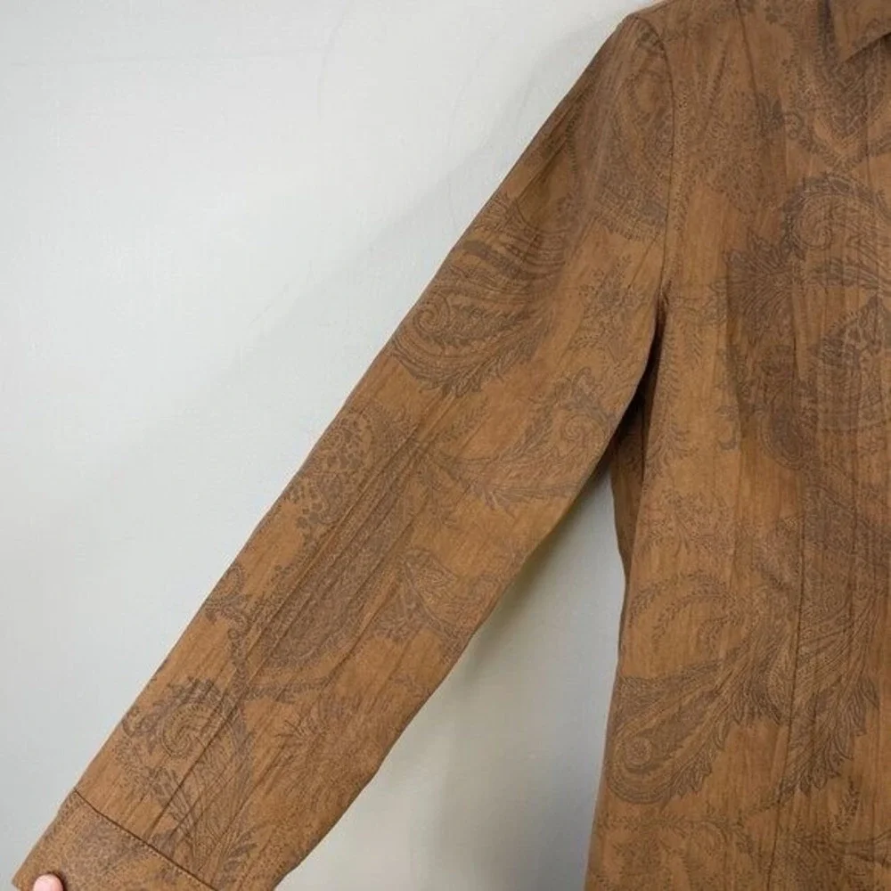 Vintage Sueded Jacket Shacket XLarge Western Country Cowgirl Top Earthy Neutral
